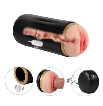 Vibrating Chamber of Pleasure Masturbator ( Hands Free Cup)