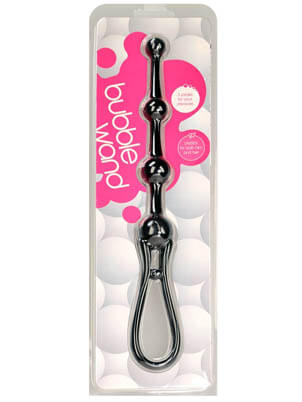 BUBBLE WAND BUTT BEADS BLACK